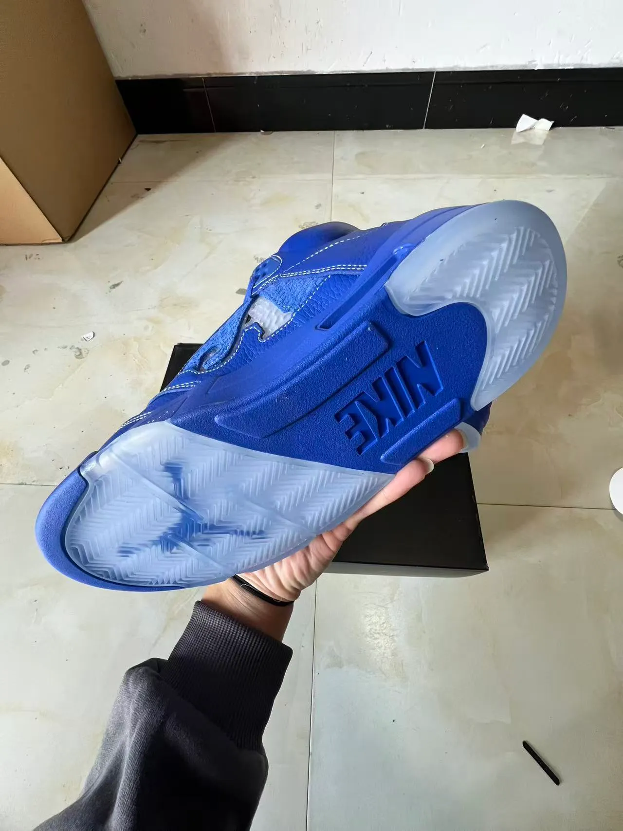 Nike x Awake NY Air Jordan 5 Royal Blue Basketball Shoes 6