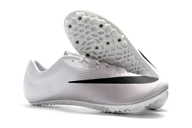 Nike Chaussures de course à tige en maille jaune vert, low-cut, midsole en nid d'abeille 8