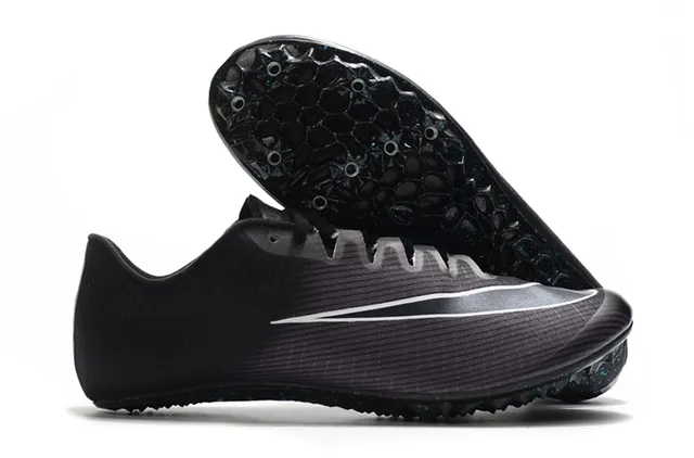 Nike Chaussures de course à tige en maille jaune vert, low-cut, midsole en nid d'abeille 10