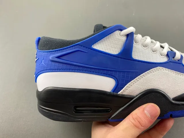 Nike Zoom 2K Blue Gray Low-Top Cage-Overlay Lifestyle Sneakers 3