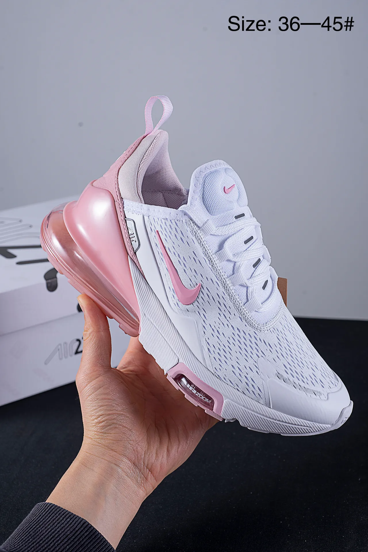 Nike Zoom 2K White Pink Lifestyle Sneakers 3