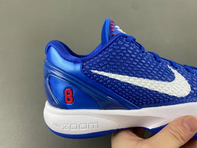 Nike Zoom Kobe VI Royal Blue White Basketball Shoes 2