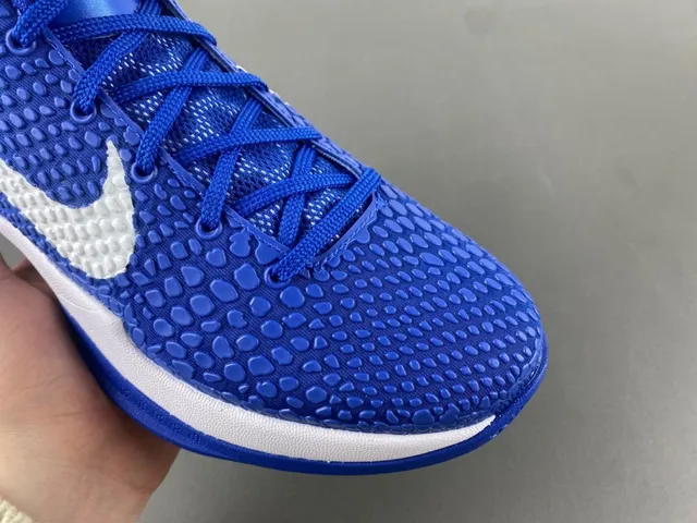 Nike Zoom Kobe VI Royal Blue White Basketball Shoes 4