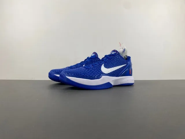 Nike Zoom Kobe VI Royal Blue White Basketball Shoes 11