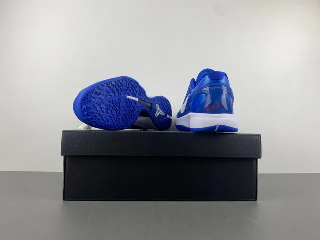 Nike Zoom Kobe VI Royal Blue White Basketball Shoes 16