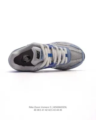 Nike Zoom Vomero 5 Bleu clair violet blanc Chaussures de course 3