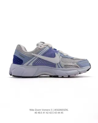Nike Zoom Vomero 5 Bleu clair violet blanc Chaussures de course 4