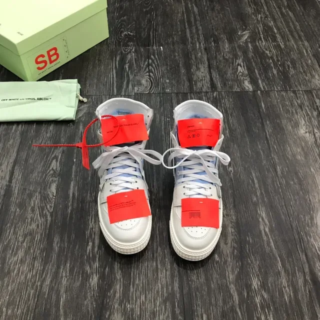 أحذية Off-White أسود عالية الارتفاع مع تفاصيل صناعية للنمط الحياتي 9