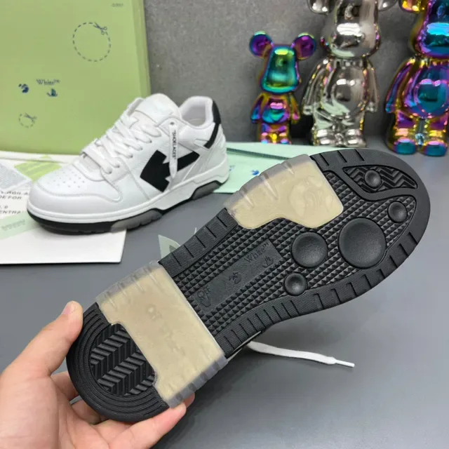 Off-White أसود تصميم صناعي شعار سهم حذاء أسلوب حياة 2