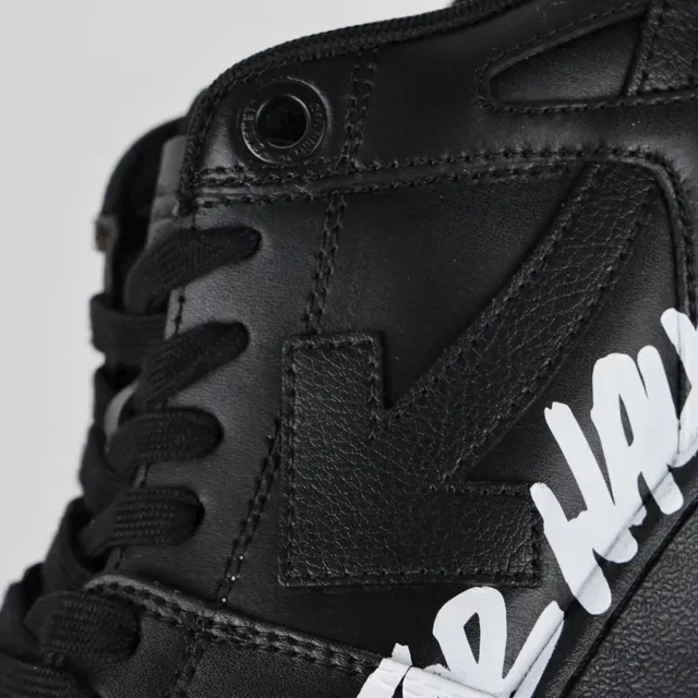 Off-White For Walking Chaussures Lifestyle en Cuir Noir 6