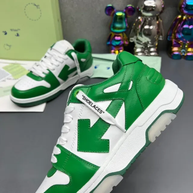 Off-White Sneakers Lifestyle Vert Low-Top Color-Blocked 5