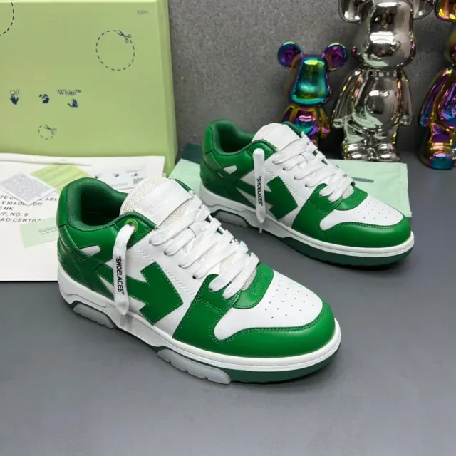 Off-White Sneakers Lifestyle Vert Low-Top Color-Blocked 7