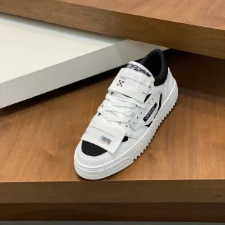 Off-White Industrial Strap সাদা এবং কালো লাইফস্টাইল স্নিকার্স