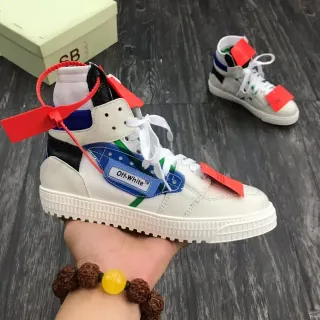 Off-White The Ten حذاء رياضي عالي الارتفاع لنمط الحياة