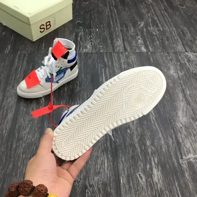Off-White The Ten حذاء رياضي عالي الارتفاع لنمط الحياة 3