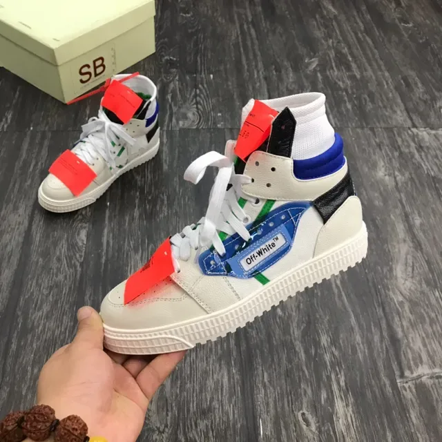 Off-White The Ten حذاء رياضي عالي الارتفاع لنمط الحياة 4