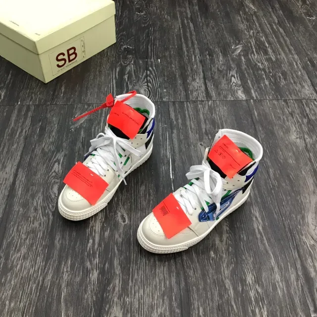 Off-White The Ten حذاء رياضي عالي الارتفاع لنمط الحياة 8