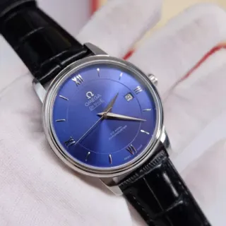 Omega De Ville Co-Axial Chronometer Blue Dial Mechanical Watch