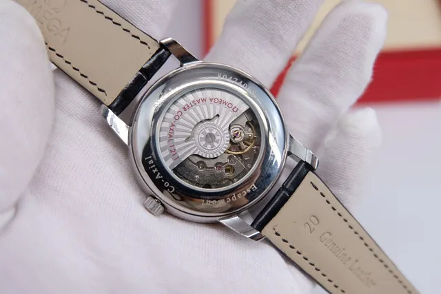 Omega De Ville Co-Axial Chronometer Blue Dial Mechanical Watch 8