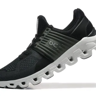 On Cloudmonster Black and White Zapatillas de correr