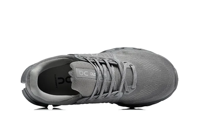 On Cloudmonster Gray Running Shoes 3
