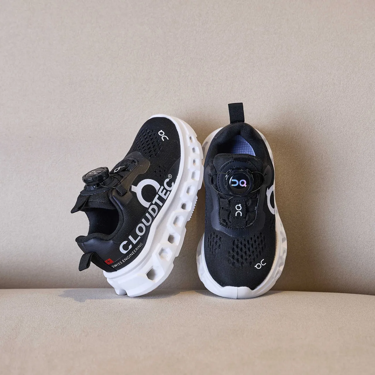 On Cloudmonster Kids Laceless Chunky Sneakers 5