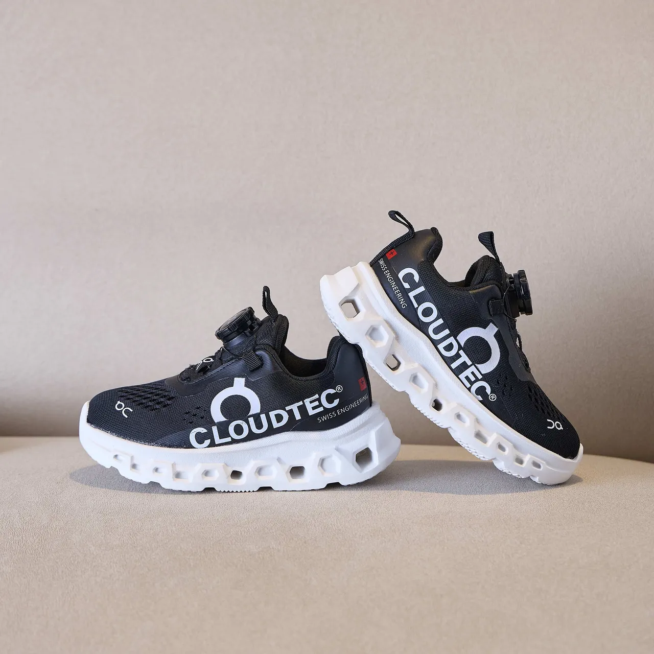 On Cloudmonster Kids Laceless Chunky Sneakers 6