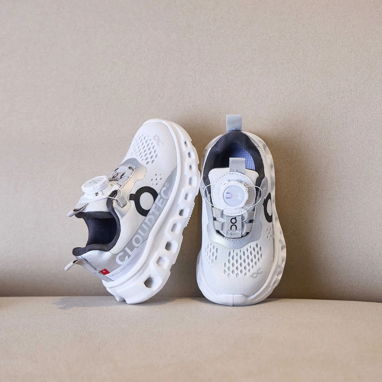 On Cloudmonster Kids Laceless Chunky Sneakers 10