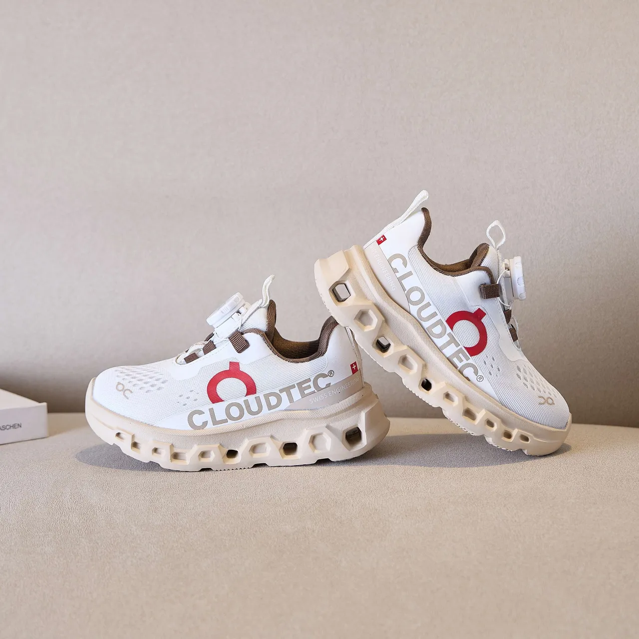 On Cloudmonster Kids Laceless Chunky Sneakers 14