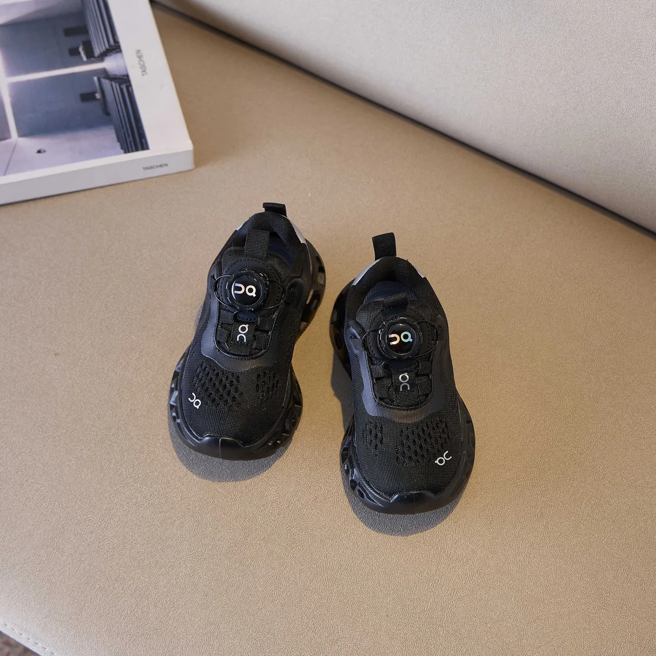 On Cloudmonster Kids Laceless Chunky Sneakers 21