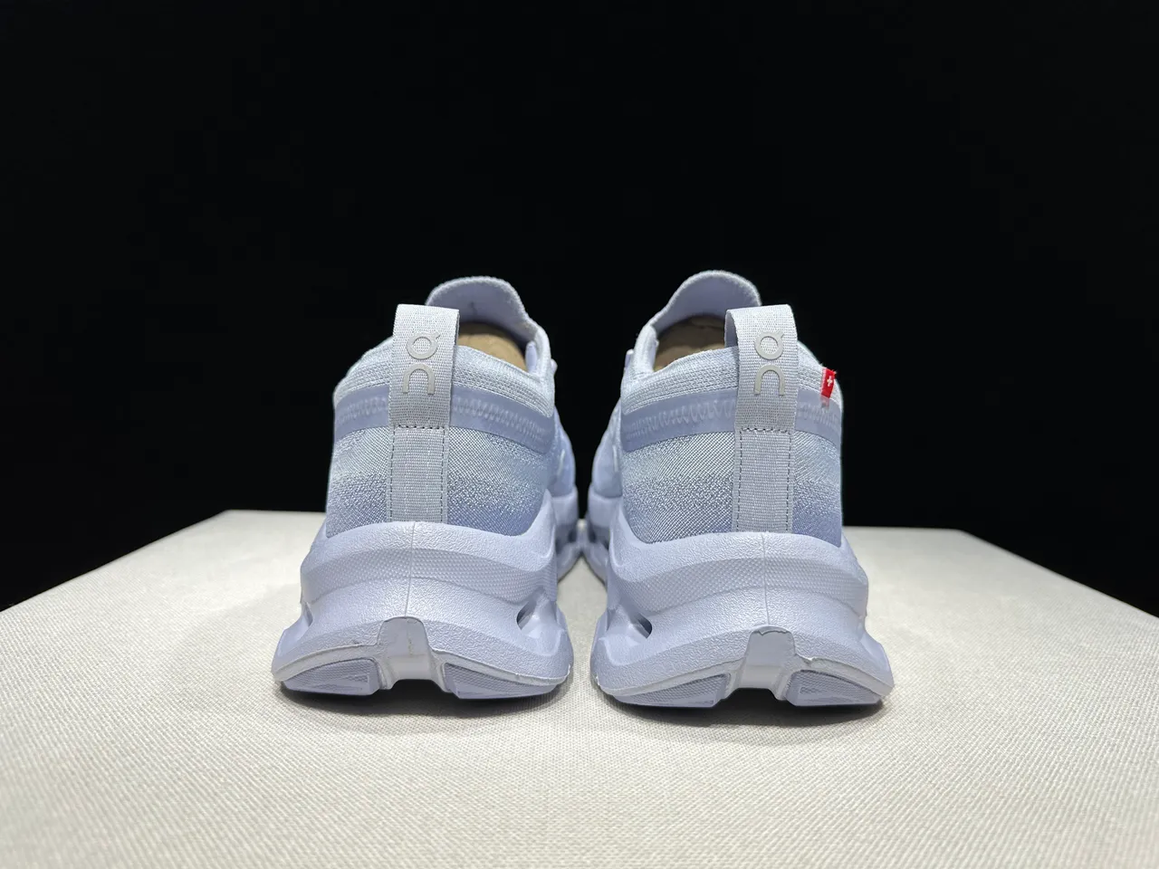 On Cloudmonster Light Gray Running Shoes 7