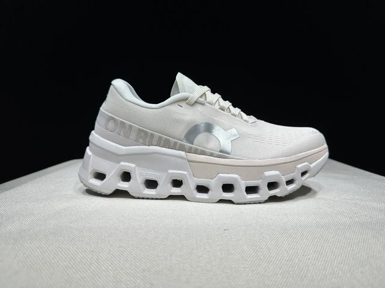 On Cloudmonster Off-White Running Shoes 12