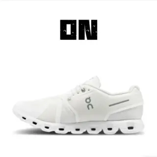 On Cloudmonster Blanco Gris Parte superior de malla ingenieril Segmentado Cloud-Pod Suela del medio Zapatillas lifestyle