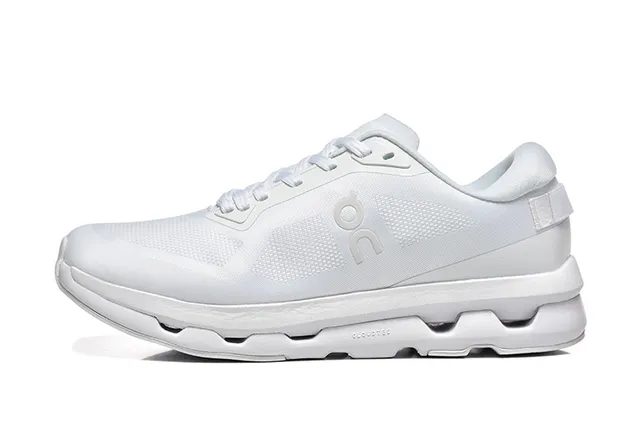 On Cloudmonster White Running Shoes 4