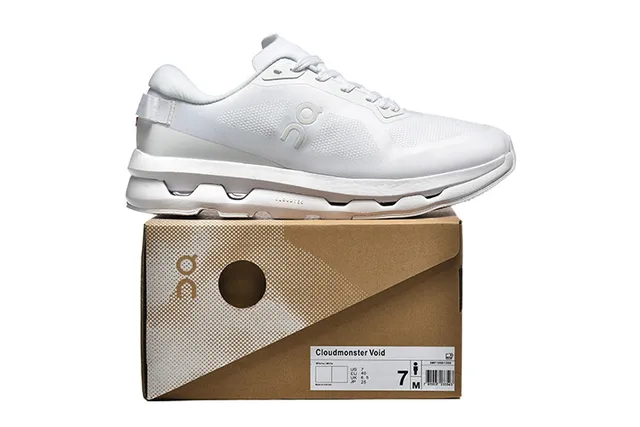 On Cloudmonster White Running Shoes 5