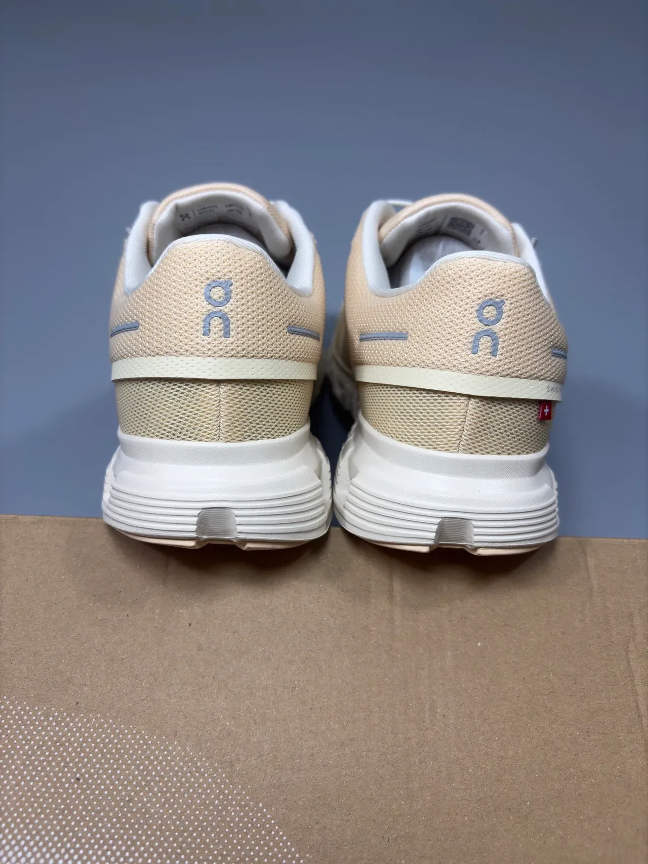 On Cloudnova Beige Mesh Lifestyle Sneakers 4