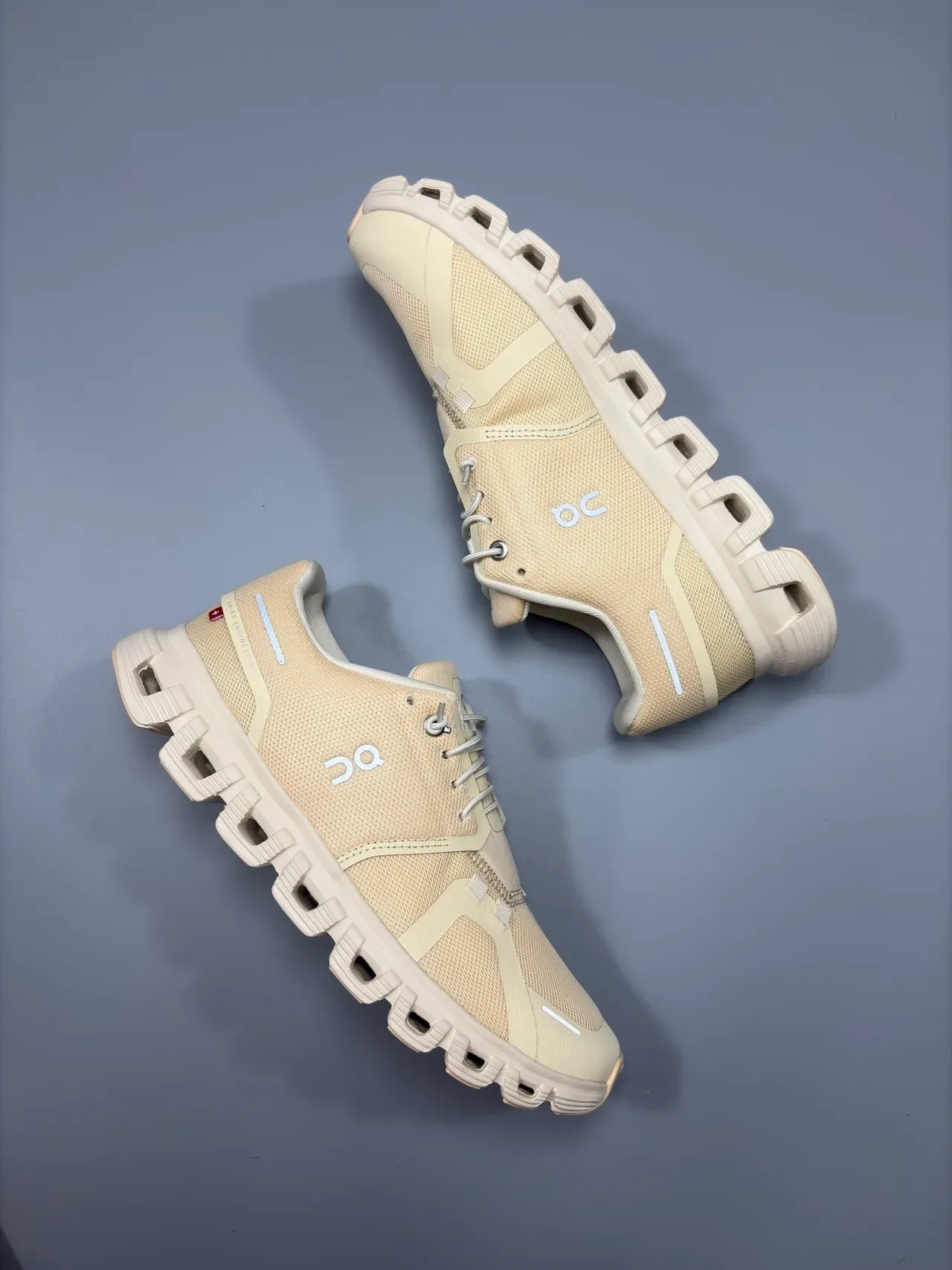 On Cloudnova Beige Mesh Lifestyle Sneakers 6