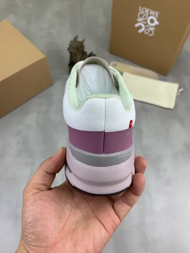 On Cloudnova White Mint Purple Lifestyle Sneakers 3