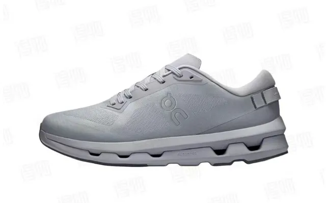 On Gray Monochromatic Engineered Mesh Upper Sneakers 6