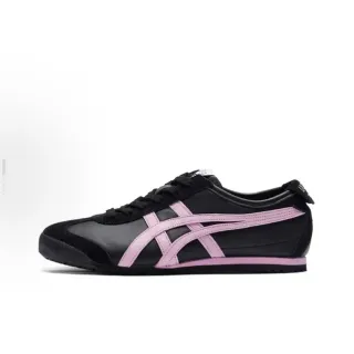 Onitsuka Tiger Mexico 66 Black and Pink Lifestyle Sneakers