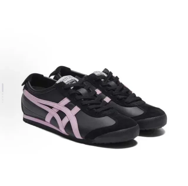 Onitsuka Tiger Mexico 66 Black and Pink Lifestyle Sneakers 2