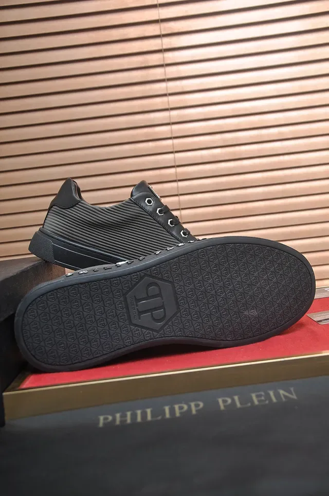 Philipp Plein Sneaker Lifestyle Noir à semelle intermédiaire côtelée 4