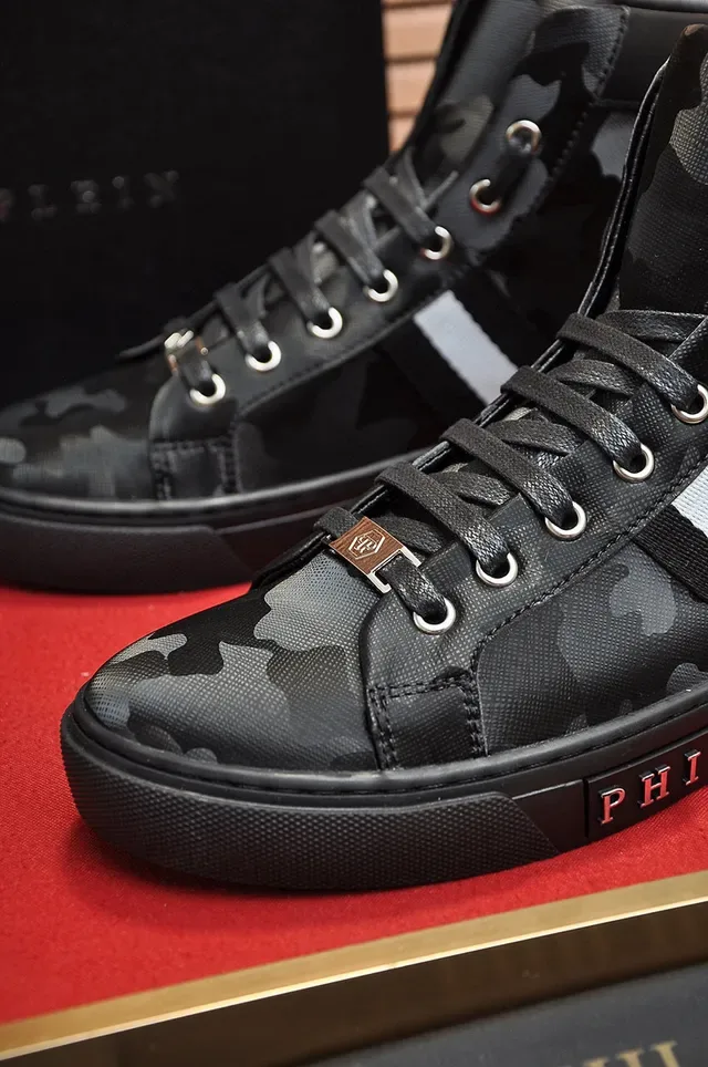Philipp Plein Camouflage-Print High-Top Sneaker 3