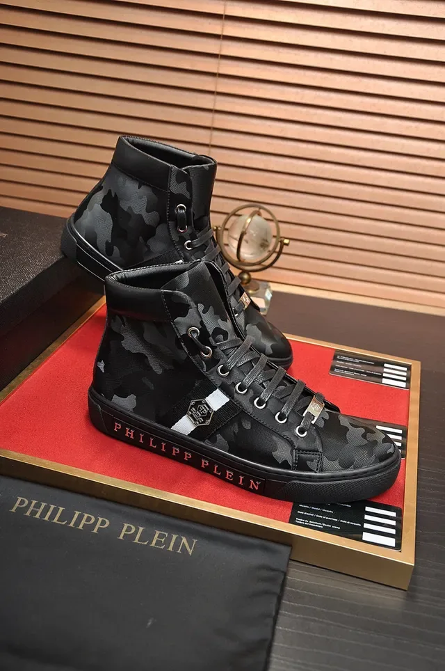 Philipp Plein Camouflage-Print High-Top Sneaker 5