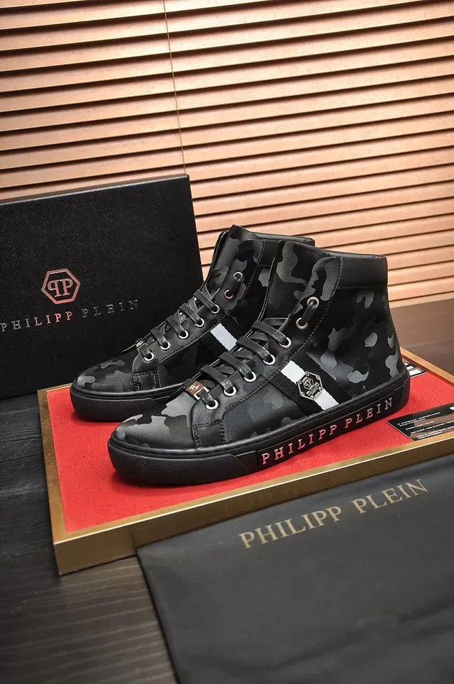 Philipp Plein Camouflage-Print High-Top Sneaker 7