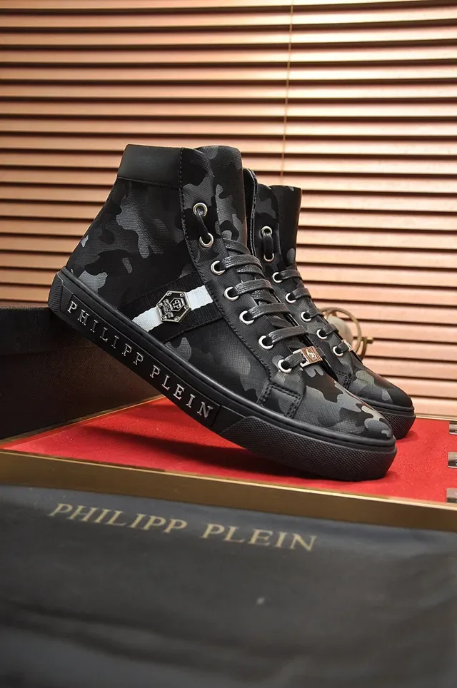 Philipp Plein Camouflage-Print High-Top Sneaker 8