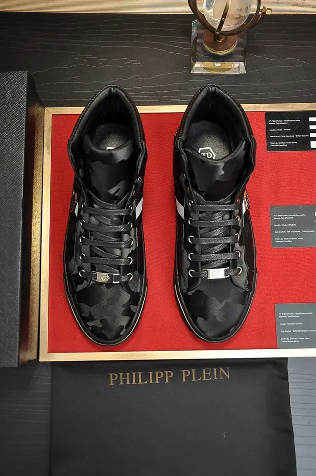 Philipp Plein Camouflage-Print High-Top Sneaker 9