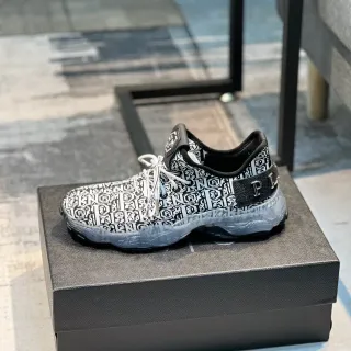 Philipp Plein 莫诺格拉姆针织厚底运动鞋