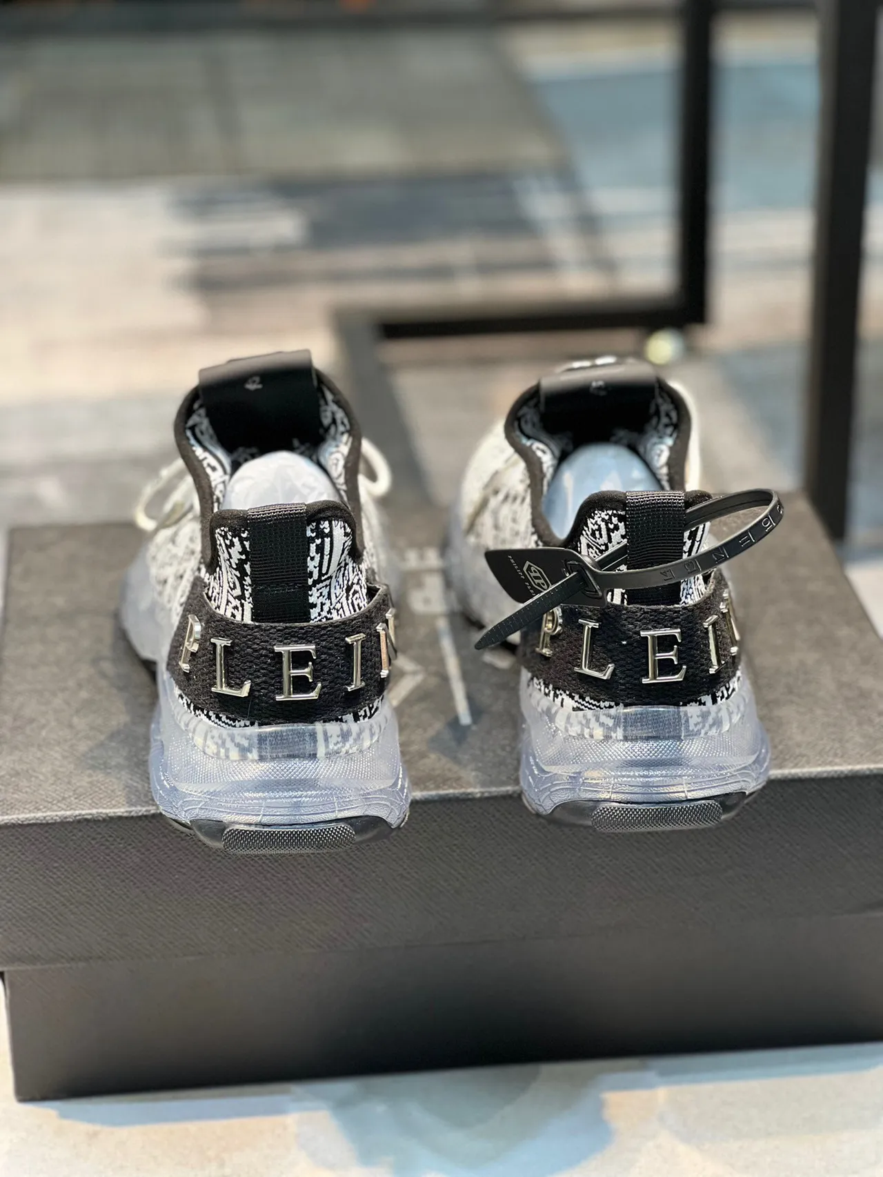 Philipp Plein Monogramme tricoté chunky sneaker 2
