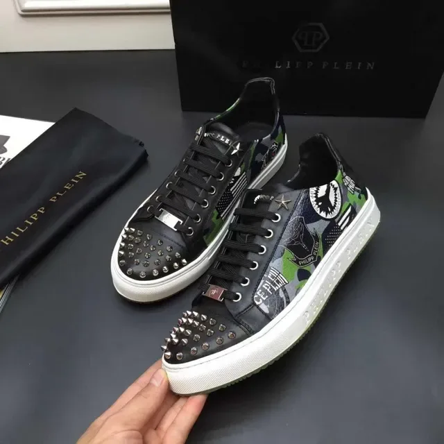 Philipp Plein Sneakers Lifestyle avec Graphisme Camo Studded 5